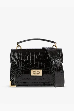 The Kooples Small Emily Crocodile-effect Leather Cross-body Bag