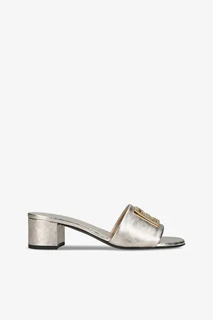 Givenchy 4g Brand-motif Leather Heeled Sandals