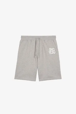The Kooples Logo-embroidered Relaxed-fit Cotton Shorts
