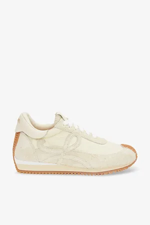 Loewe Flow Runner Monogram Leather and Shell Trainers