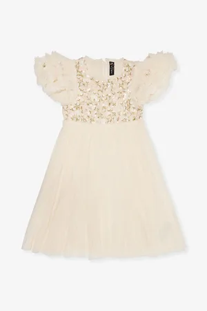 Needle & Thread Posy Sequin-embellished Recycled-polyester Dress 4-10 Years