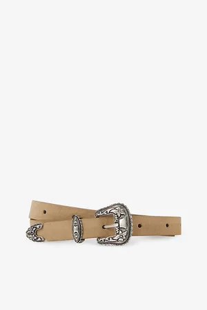 The Kooples Western-buckle Faux-leather Belt
