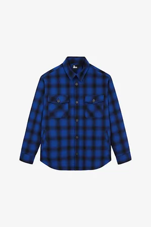 The Kooples Checked Wool-blend Overshirt Jacket