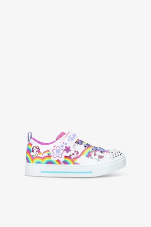 Skechers Kids Twinkle Sparks Light-up Woven Trainers