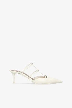 VALENTINO GARAVANI Rockstud Wisp 60 Leather Heeled Mules