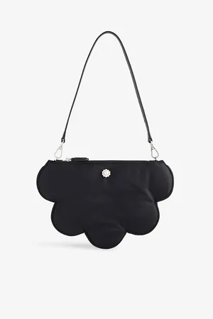 Simone Rocha Daisy Pearl-embellished Satin Shoulder Bag