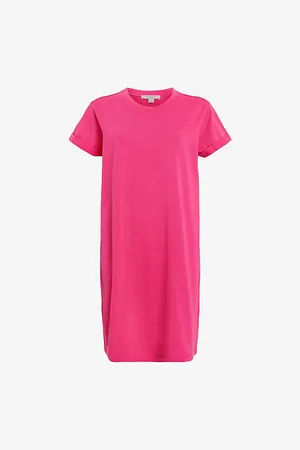 AllSaints Anna Round-neck Organic-cotton Mini Dress