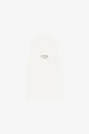 Diesel M-onervax Logo-plaque Woven Top