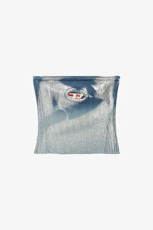 Diesel M-clarksvillex Logo-plaque Slim-fit Knitted Top