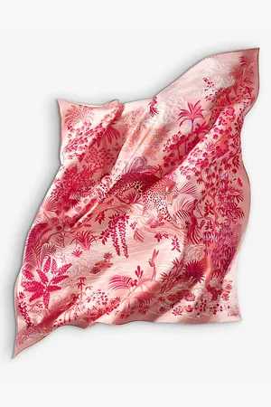 Cartier Panthere De Silk-twill Scarf