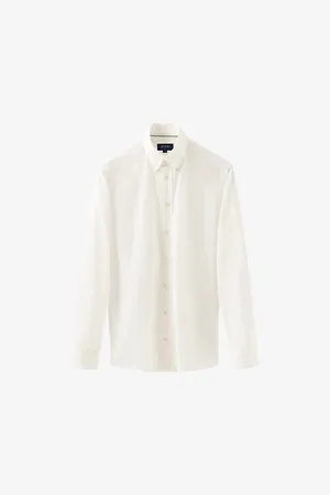 Eton Buttoned-collar Regular-fit Denim Shirt