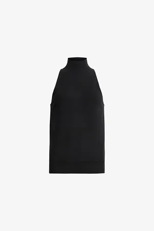 AllSaints Connie Slim-fit Roll-neck Merino-wool Top