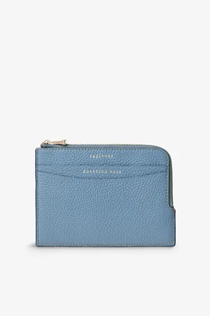 ASPINAL OF LONDON Logo-embossed Zipped Leather Travel Wallet