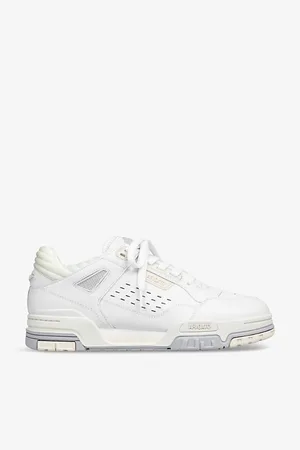 Axel Arigato Onyx Panelled Leather-blend Mid-top Trainers