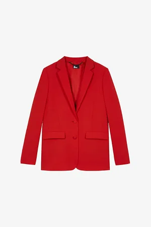 The Kooples Notch-lapel Single-breasted Woven Blazer