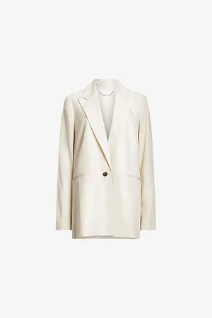 AllSaints Deri Lyn Single-breasted Relaxed-fit Woven Blazer