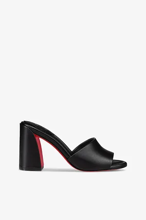 Christian Louboutin Jane 85 Leather Mules