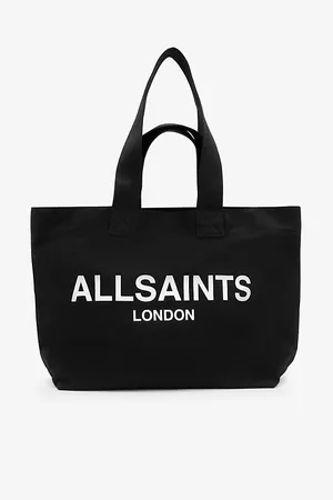 AllSaints Ali Logo-print Cotton-canvas Tote Bag