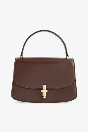 The Row Sofia 8.75 Leather Shoulder Bag