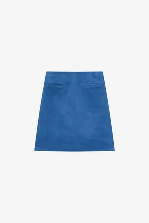 LK Bennett Deborah Jet-pocket Stretch-cotton Corduroy Mini Skirt