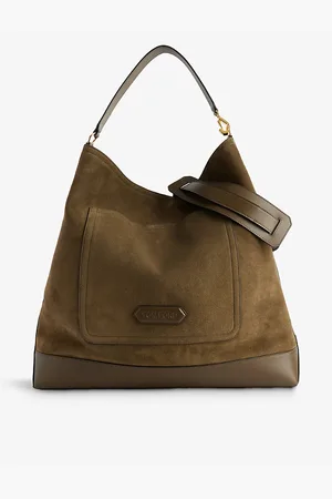 Tom Ford Slouch-shape Suede Tote Bag