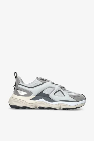 Axel Arigato Satellite Panelled Leather-blend Mid-top Trainers
