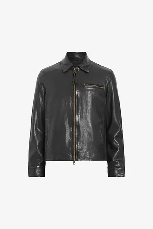 AllSaints Miller Regular-fit Leather Jacket