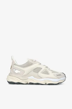 Axel Arigato Satellite Panelled Leather-blend Mid-top Trainers