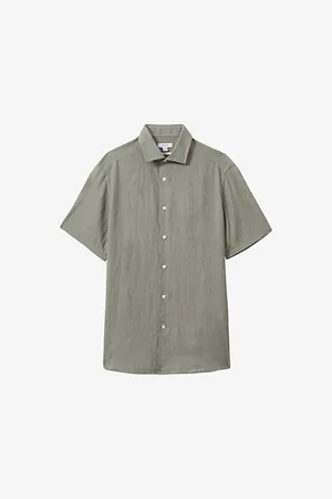 Reiss Holiday Slim-fit Linen Shirt