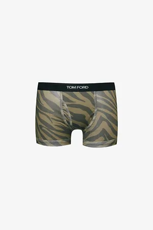 Tom Ford Logo-waistband Stretch-cotton Boxers