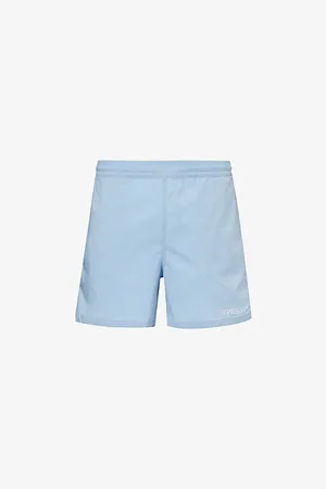 Represent Brand-embroidered Regular-fit Cotton-blend Shorts
