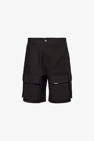 Represent Cargo-pocket Relaxed-fit Cotton Shorts
