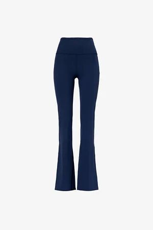 Lululemon Groove Flared-leg High-rise Stretch-woven Leggings
