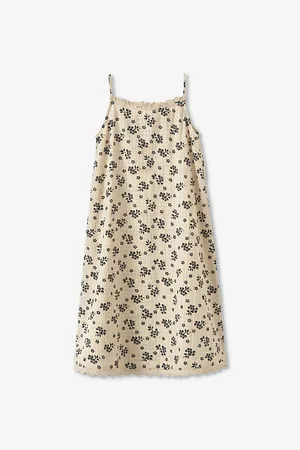 Caramel Hyssop Cotton Dress 3-12 Years