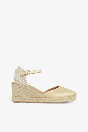 LK Bennett Marissa Wedge-heel Leather Espadrilles