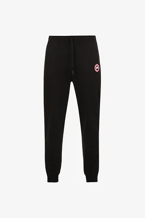 Canada Goose Huron Relaxed-fit Cotton-jersey Jogging Bottoms