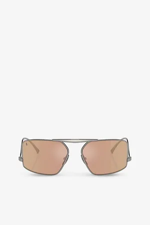 FERRARI Fh1008 Irregular-frame Metal Sunglasses