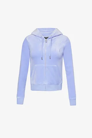 Juicy Couture Robertson Logo-embellished Srtetch-velour Hoody