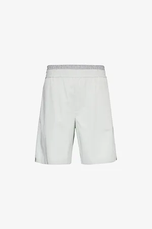 Bottega Veneta Double-waistband Relaxed-fit Cotton-twill Shorts