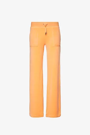 Juicy Couture Del Ray Patch-pocket Velour Jogging Bottoms