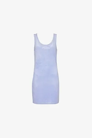 Juicy Couture Isaiah Logo-embroidered Bamboo-blend Mini Dress