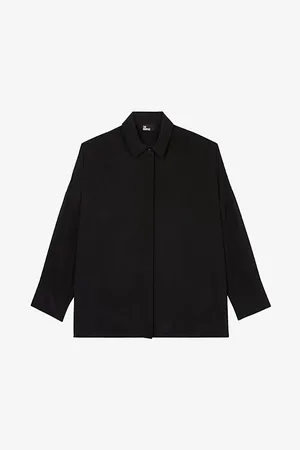 The Kooples Straight-hem Silk Shirt