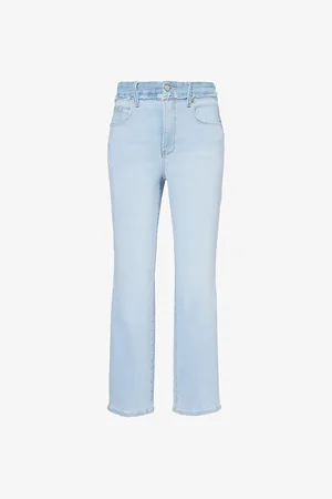 GOOD AMERICAN Good Legs Straight-leg Mid-rise Jeans