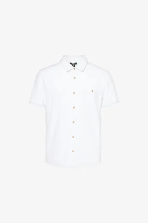 Paige Brayden Short-sleeve Cotton-jersey Shirt