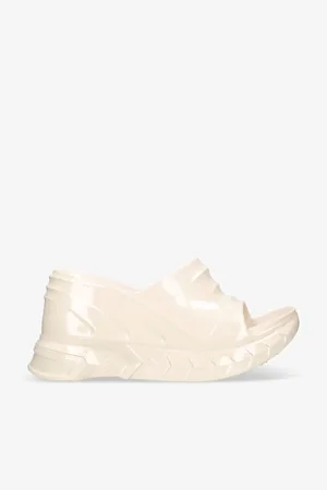 Givenchy Marshmallow Rubber Wedge Sandals