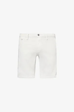 Replay Benni Mid-rise Straight-leg Stretch-denim Shorts