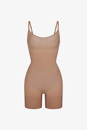 SKIMS Everyday Sculpt Ruched Stretch-woven Body