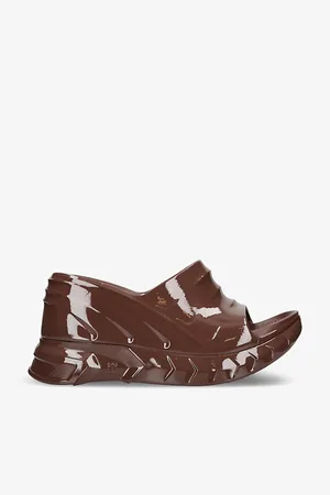 Givenchy Marshmallow Rubber Wedge Sandals