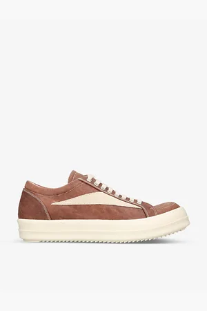 Rick Owens Vintage Round-toe Denim Low-top Trainers