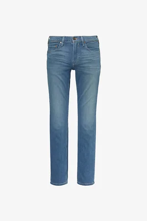 Paige Lennox Slim-fit Slim-leg Stretch Denim-blend Jeans